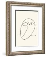 Owl-Pablo Picasso-Framed Serigraph