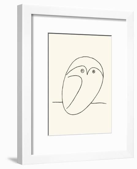 Owl-Pablo Picasso-Framed Serigraph