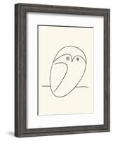 Owl-Pablo Picasso-Framed Serigraph