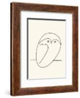 Owl-Pablo Picasso-Framed Serigraph