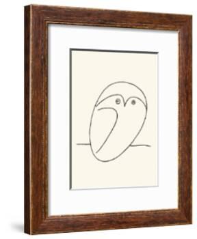 Owl-Pablo Picasso-Framed Serigraph
