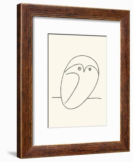 Owl-Pablo Picasso-Framed Serigraph