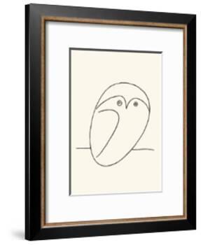 Owl-Pablo Picasso-Framed Serigraph