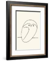 Owl-Pablo Picasso-Framed Serigraph