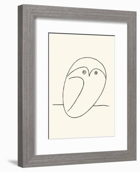 Owl-Pablo Picasso-Framed Serigraph