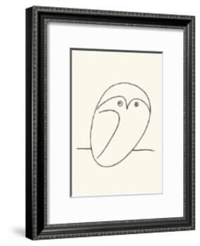 Owl-Pablo Picasso-Framed Serigraph