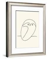 Owl-Pablo Picasso-Framed Serigraph