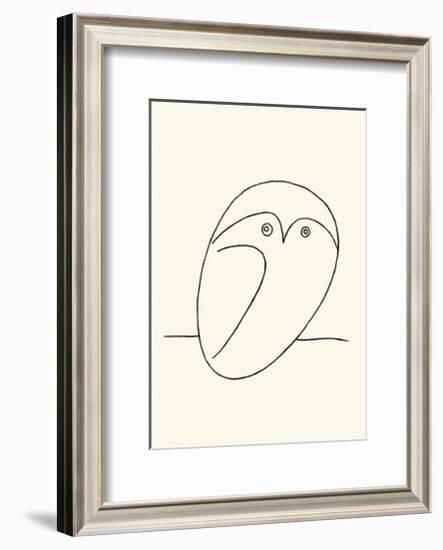 Owl-Pablo Picasso-Framed Serigraph