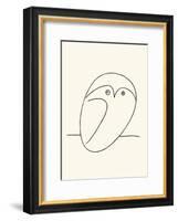 Owl-Pablo Picasso-Framed Serigraph