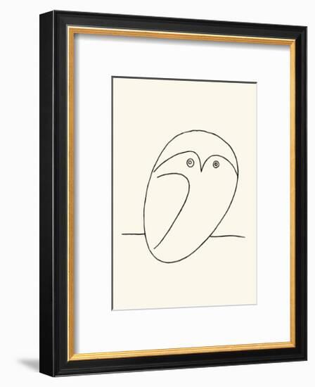 Owl-Pablo Picasso-Framed Serigraph