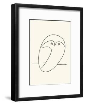 Owl-Pablo Picasso-Framed Serigraph
