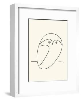 Owl-Pablo Picasso-Framed Serigraph