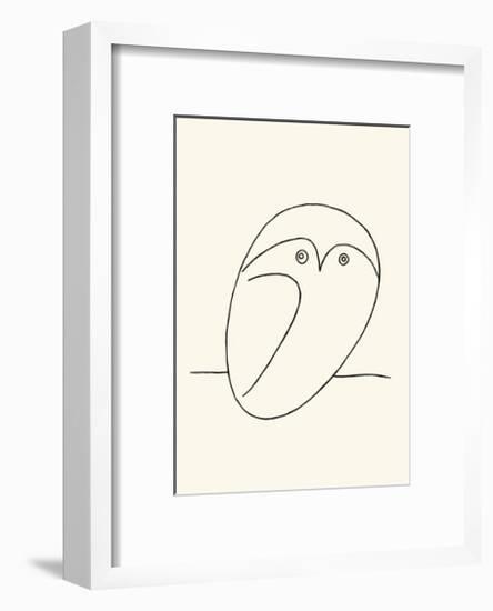 Owl-Pablo Picasso-Framed Serigraph