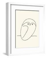 Owl-Pablo Picasso-Framed Serigraph