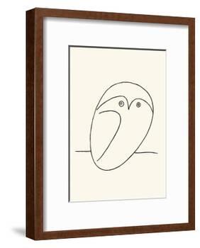 Owl-Pablo Picasso-Framed Serigraph