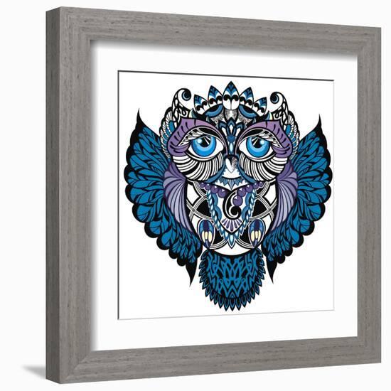 Owl-worksart-Framed Art Print