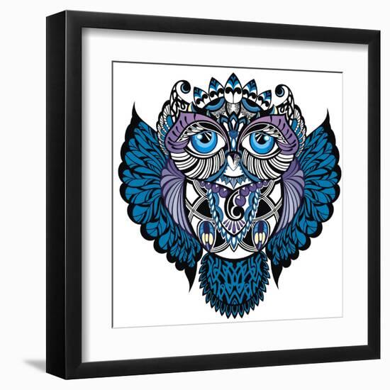 Owl-worksart-Framed Art Print