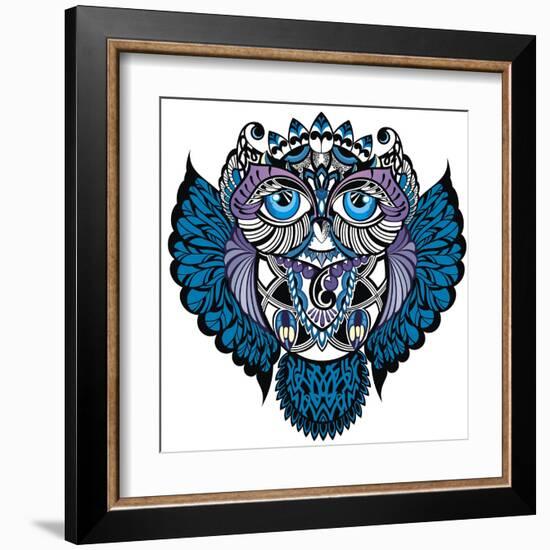 Owl-worksart-Framed Art Print