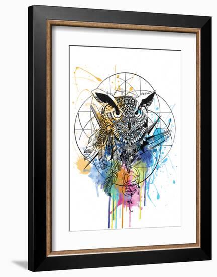 Owl-Karin Roberts-Framed Art Print