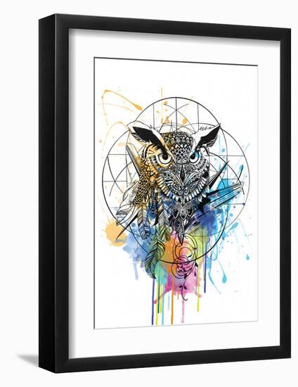 Owl-Karin Roberts-Framed Art Print
