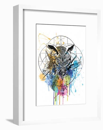 Owl-Karin Roberts-Framed Art Print