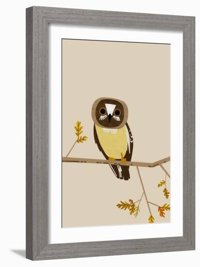 Owl-Natasha Marie-Framed Giclee Print