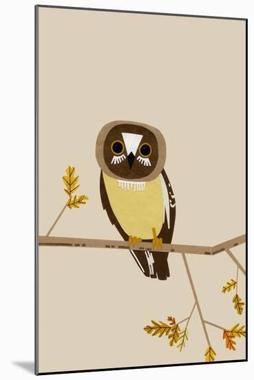 Owl-Natasha Marie-Mounted Giclee Print