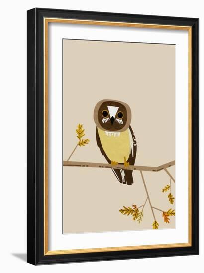 Owl-Natasha Marie-Framed Giclee Print