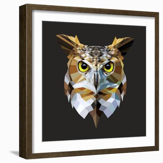 Owl-Lora Kroll-Framed Art Print