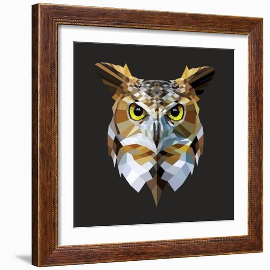 Owl-Lora Kroll-Framed Art Print