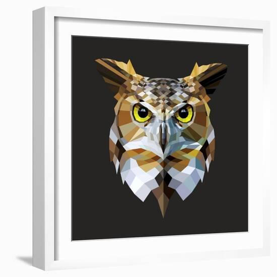 Owl-Lora Kroll-Framed Art Print