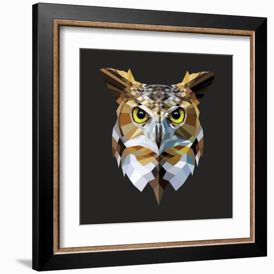 Owl-Lora Kroll-Framed Art Print