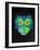 Owl-Victoria Brown-Framed Art Print