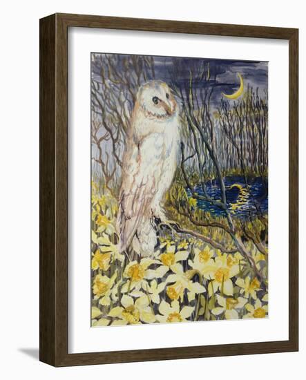 Owl-Joan Thewsey-Framed Giclee Print