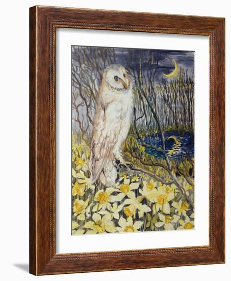 Owl-Joan Thewsey-Framed Giclee Print