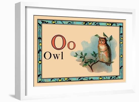 Owl-null-Framed Premium Giclee Print