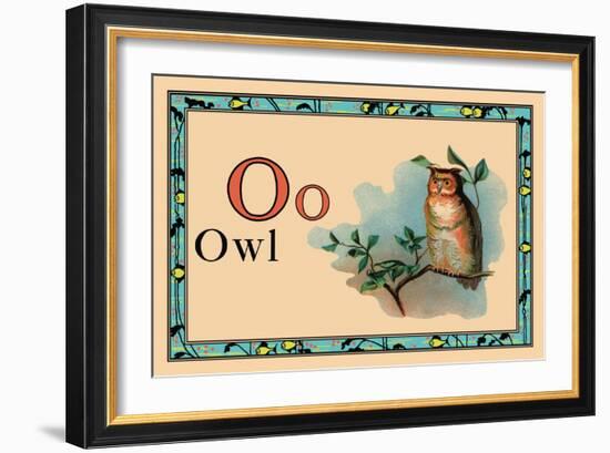 Owl-null-Framed Art Print