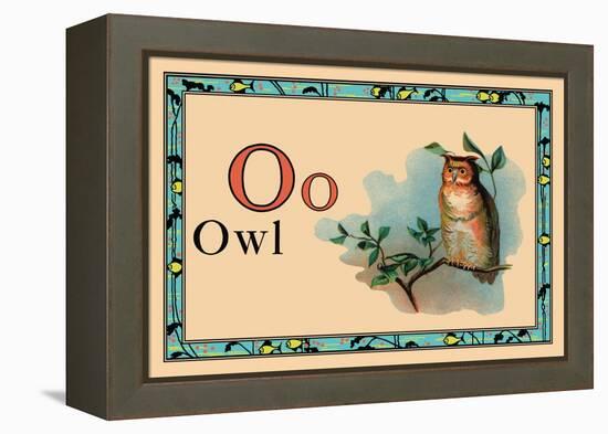 Owl-null-Framed Stretched Canvas