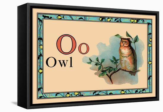Owl-null-Framed Stretched Canvas