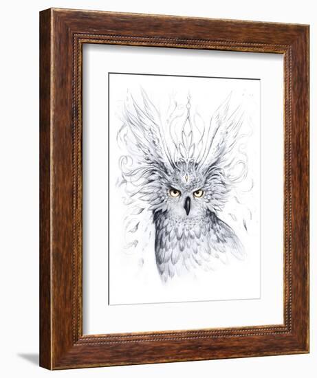 Owl-JoJoesArt-Framed Giclee Print