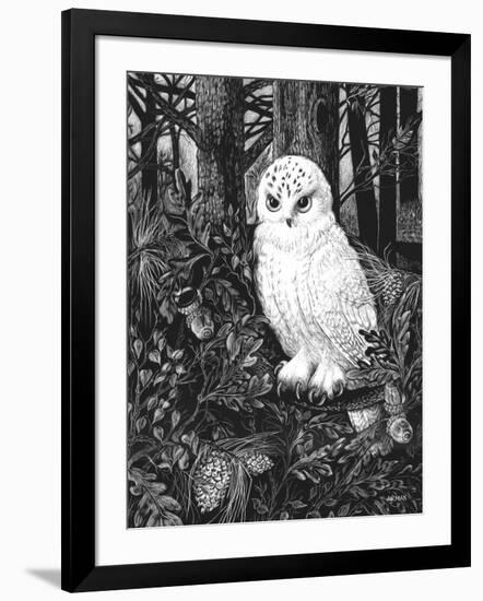 Owl-Geraldine Aikman-Framed Giclee Print