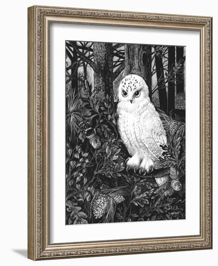 Owl-Geraldine Aikman-Framed Giclee Print