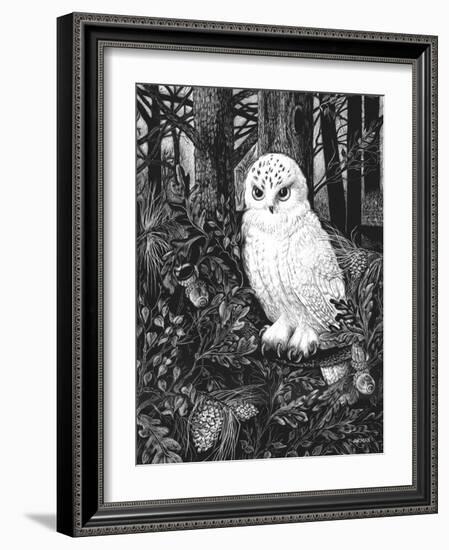 Owl-Geraldine Aikman-Framed Giclee Print