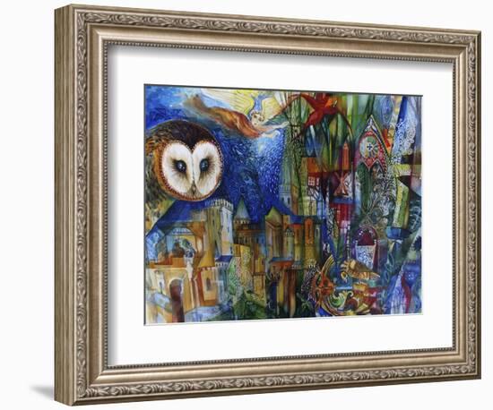 Owl-Oxana Zaika-Framed Giclee Print