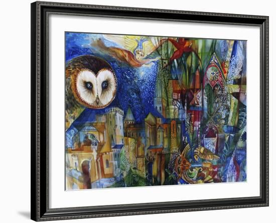 Owl-Oxana Zaika-Framed Giclee Print