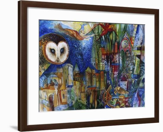 Owl-Oxana Zaika-Framed Giclee Print