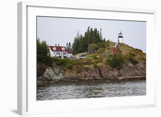 Owls Head Lighthouse, Rockland Harbor, Maine-George Oze-Framed Photographic Print