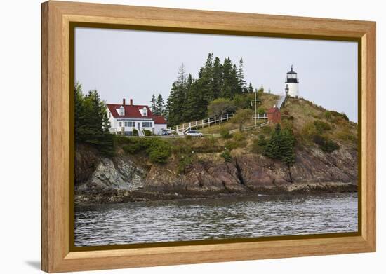 Owls Head Lighthouse, Rockland Harbor, Maine-George Oze-Framed Premier Image Canvas