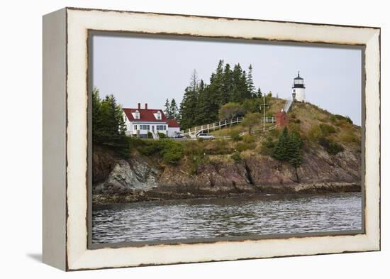 Owls Head Lighthouse, Rockland Harbor, Maine-George Oze-Framed Premier Image Canvas