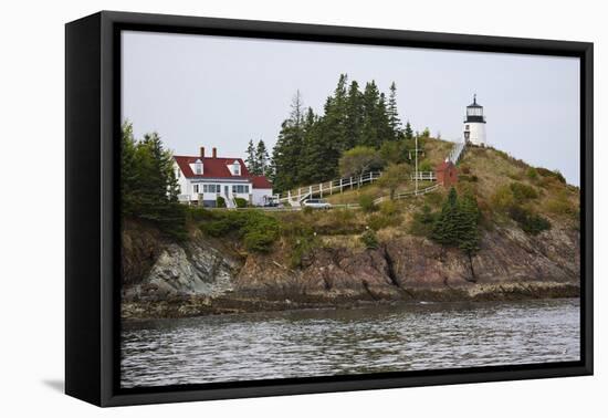 Owls Head Lighthouse, Rockland Harbor, Maine-George Oze-Framed Premier Image Canvas